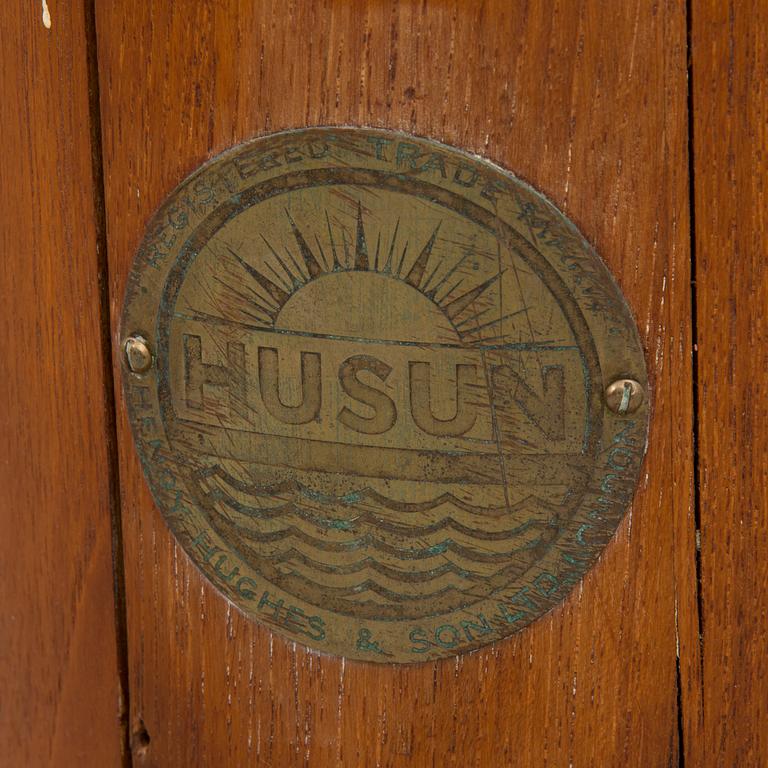 Ship's binnacle with compass, England early 20th century. Husun.