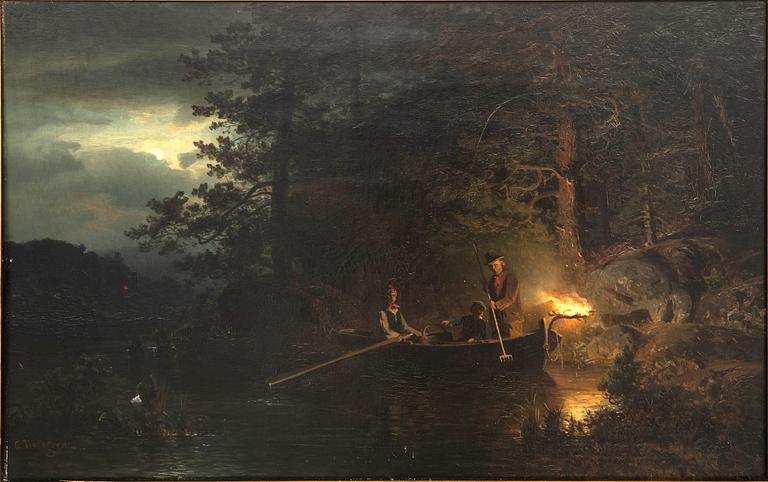 Axel Nordgren, olja på duk signerad.