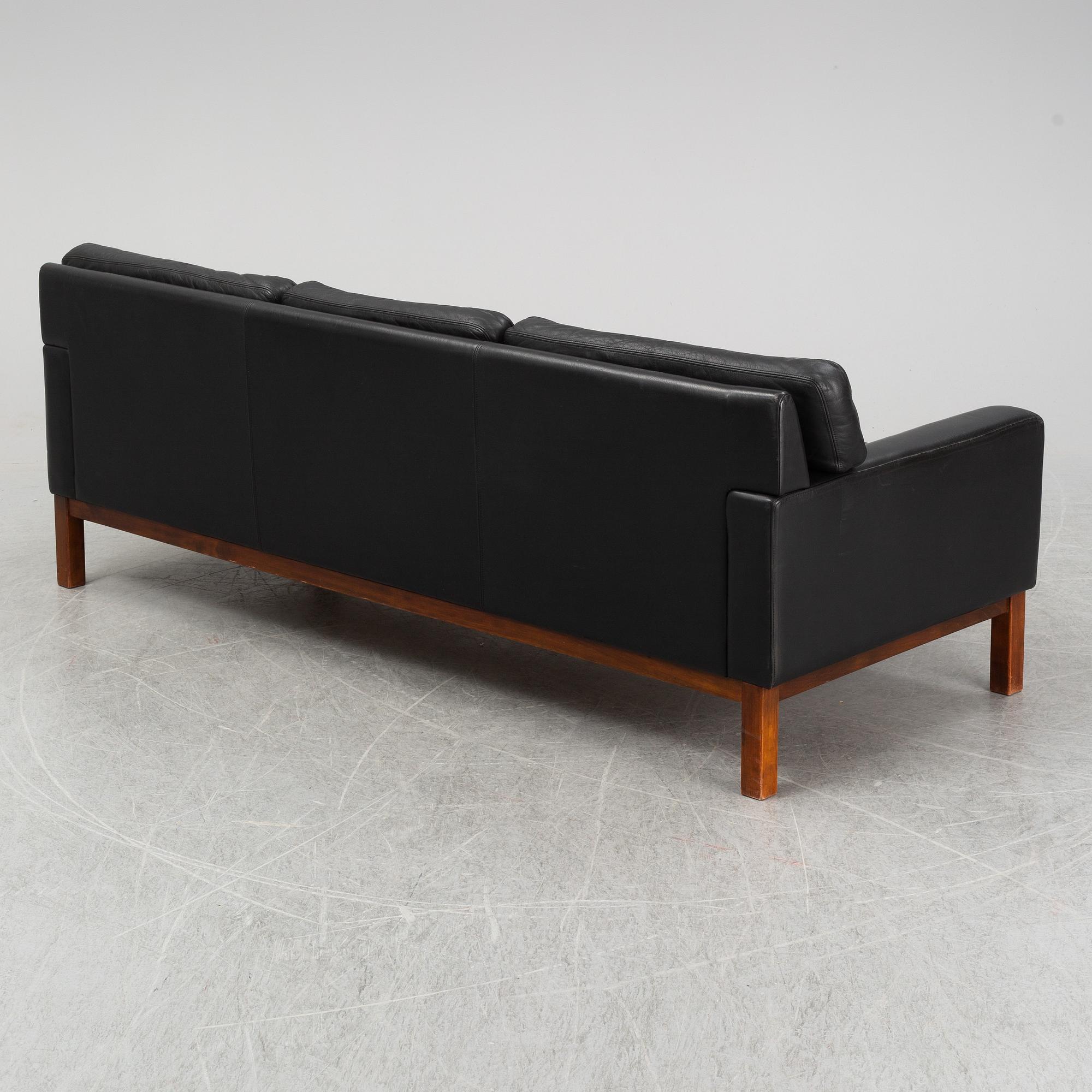 SOFFA, IKEA, skinn, 1960-70 tal.