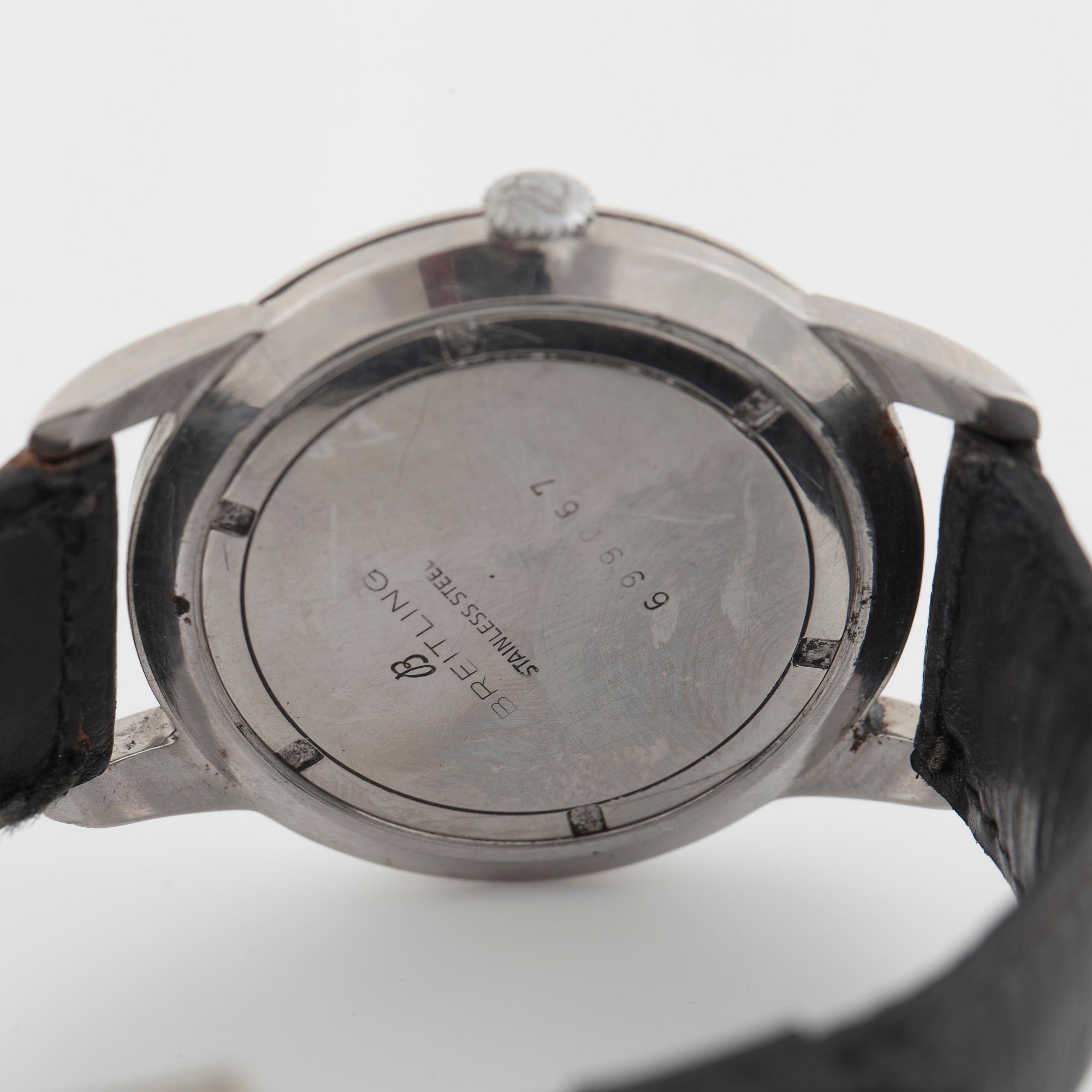 BREITLING, wristwatch, 35 mm.