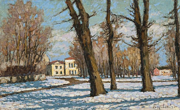 Piotr Ivanovich Petrovitchev, MANOR IN SPRING SUNSHINE.