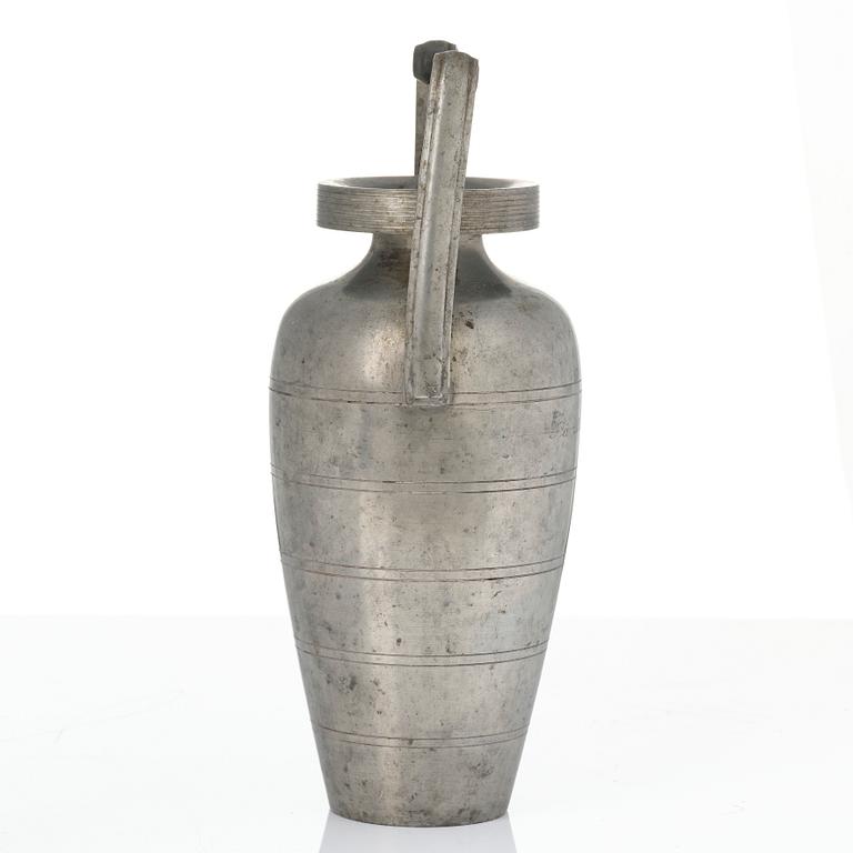 Sylvia Stave, a set of three vases, C.G. Hallberg, Stockholm, 1930s.