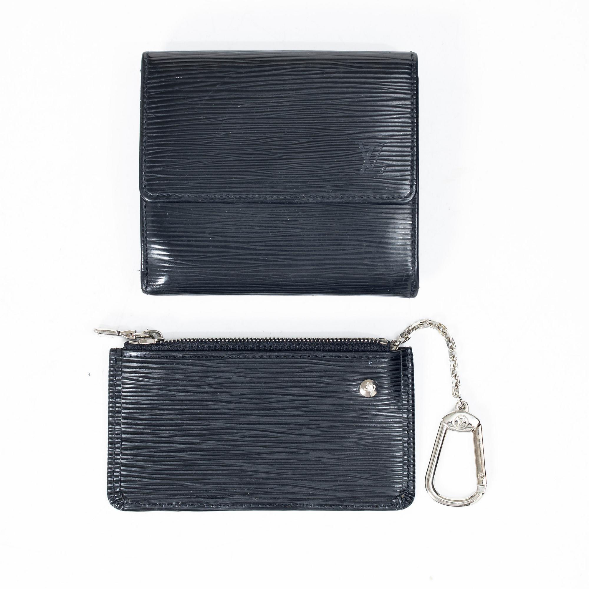 Louis Vuitton, wallet and purse/keyring.