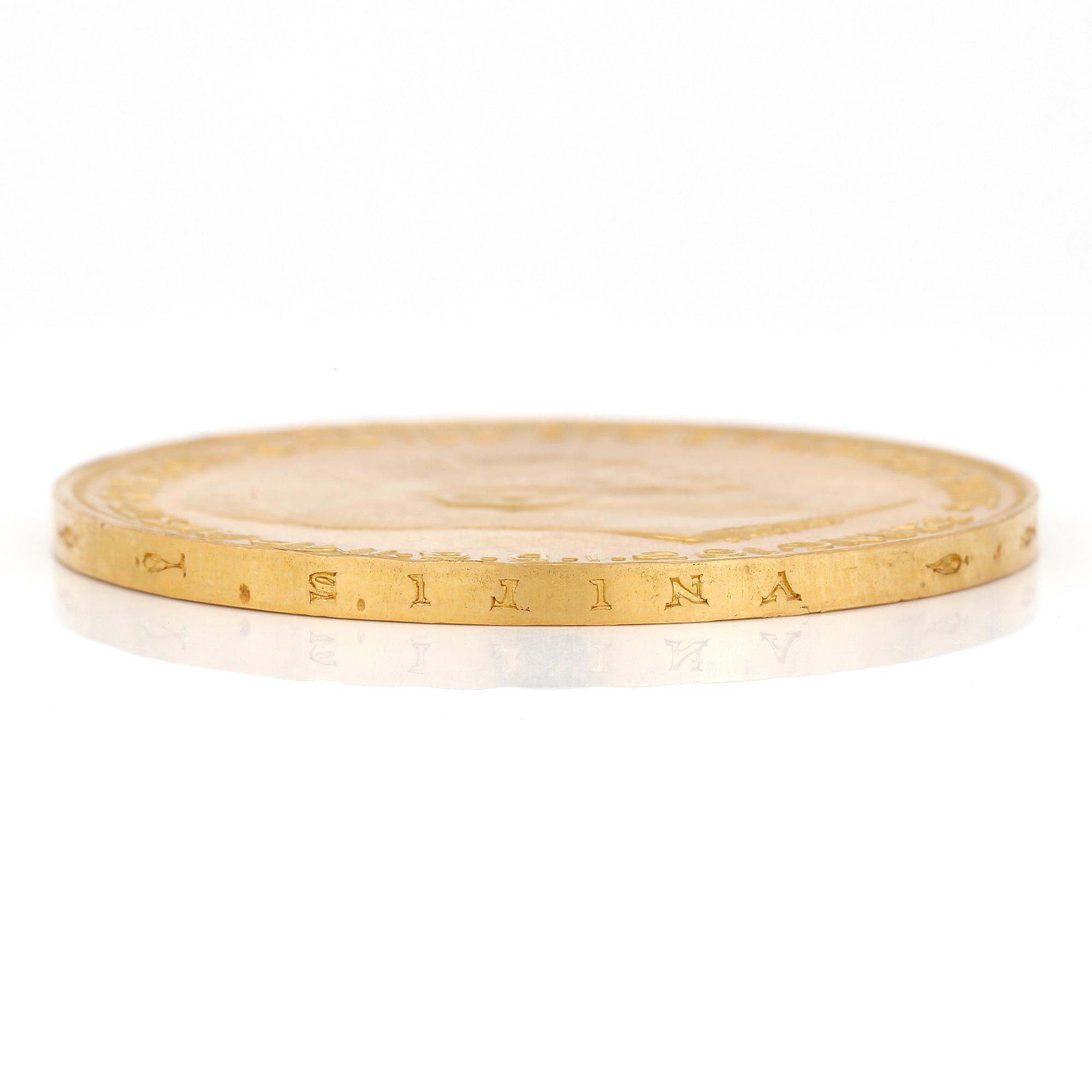 GULDMYNT, 100 Corona, Kejsarriket Österrike-Ungern, 1915. Vikt ca 33 gram.
