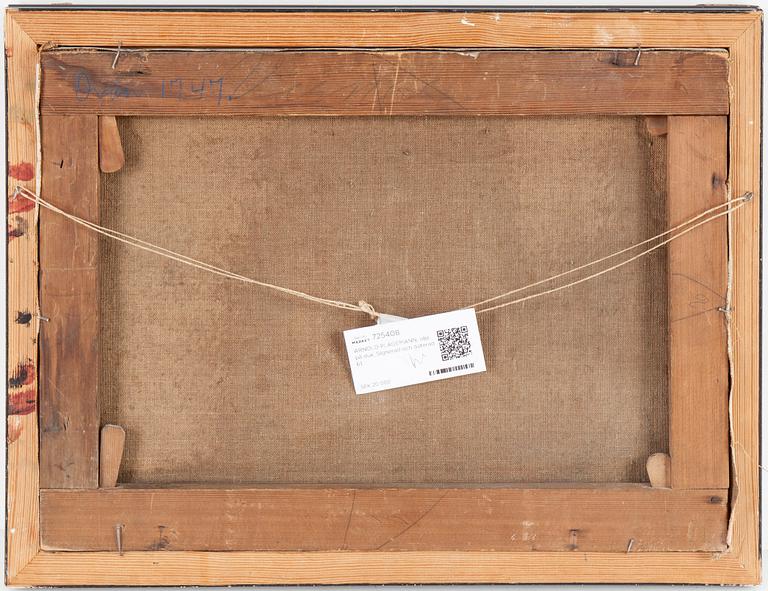 ARNOLD PLAGEMANN, olja på duk. Signerad och daterad 61.