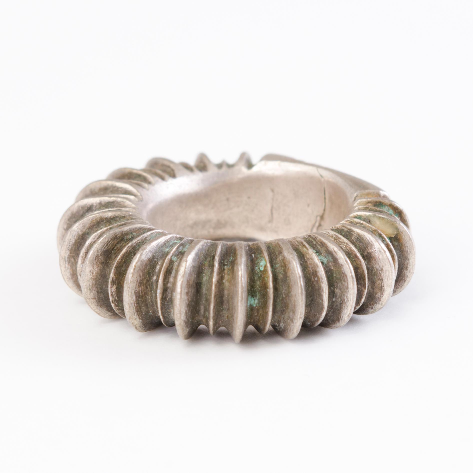 Four silver RINGS, India before 1960's.