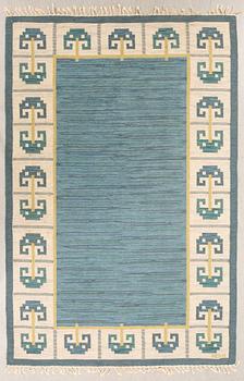 Anna-Greta Sjöqvist, rug, flat weave, signed AGS approximately 255x167 cm.