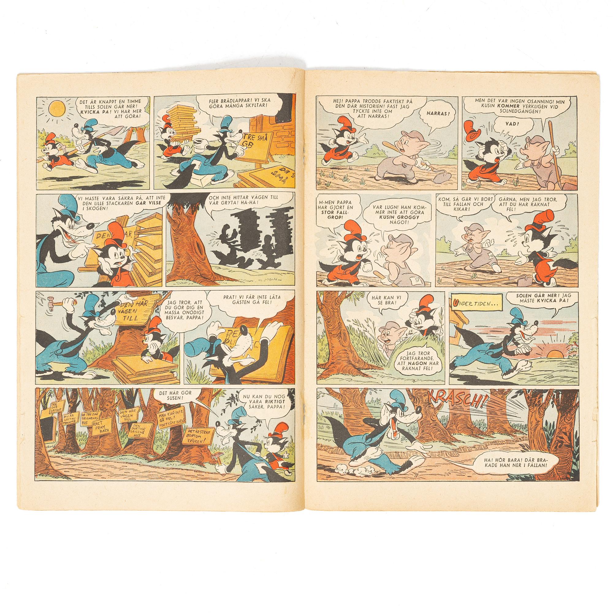 Comic book, Kalle Anka & Co, no. 2, 1948.