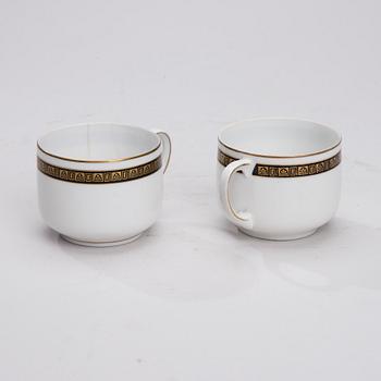 MATSERVIS, 73 delar, porslin, art déco, Felda Porzellan, Tyskland 1908-1920.