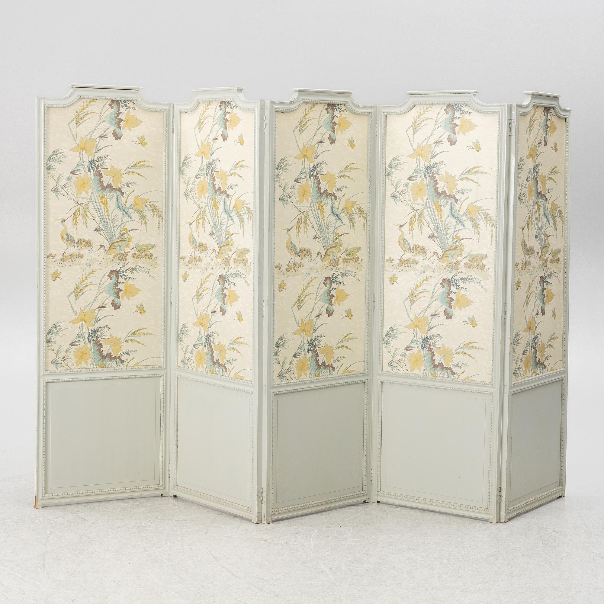 Vikskärm, gustaviansk stil, 1900-tal.