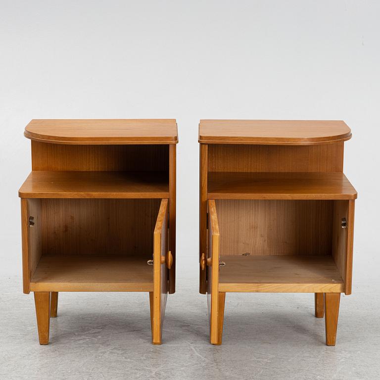 Sängbord, ett par, Swedish Modern, 1940-tal.
