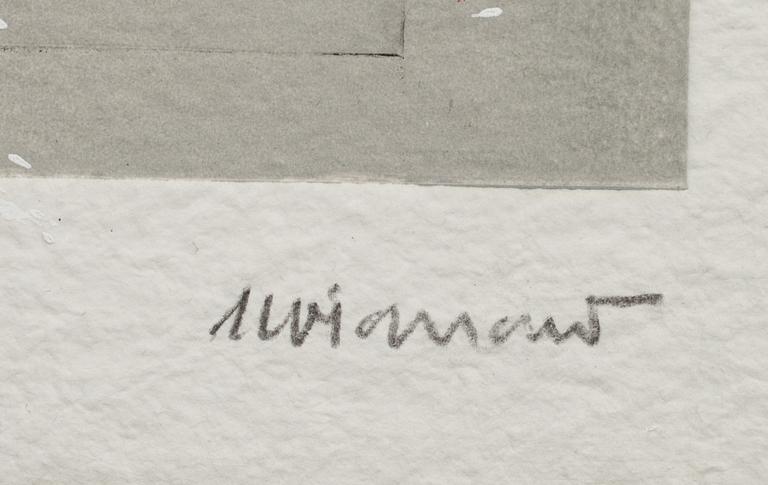 JAMES COIGNARD, carborundumetsning, signerad och numrerad 60/60.