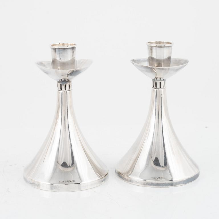 Ljusstakar ett par silver, Tesi, Göteborg 1964.