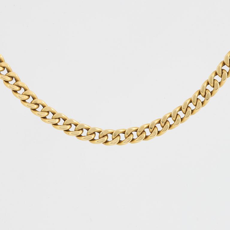 18K gold necklace, Balestra, Italy.