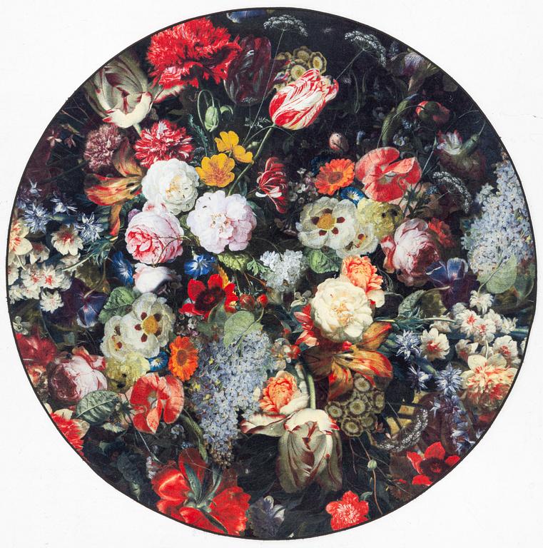 Marcel Wanders, an 'Eden Rock' carpet, Moooi, diameter c. 250 cm.