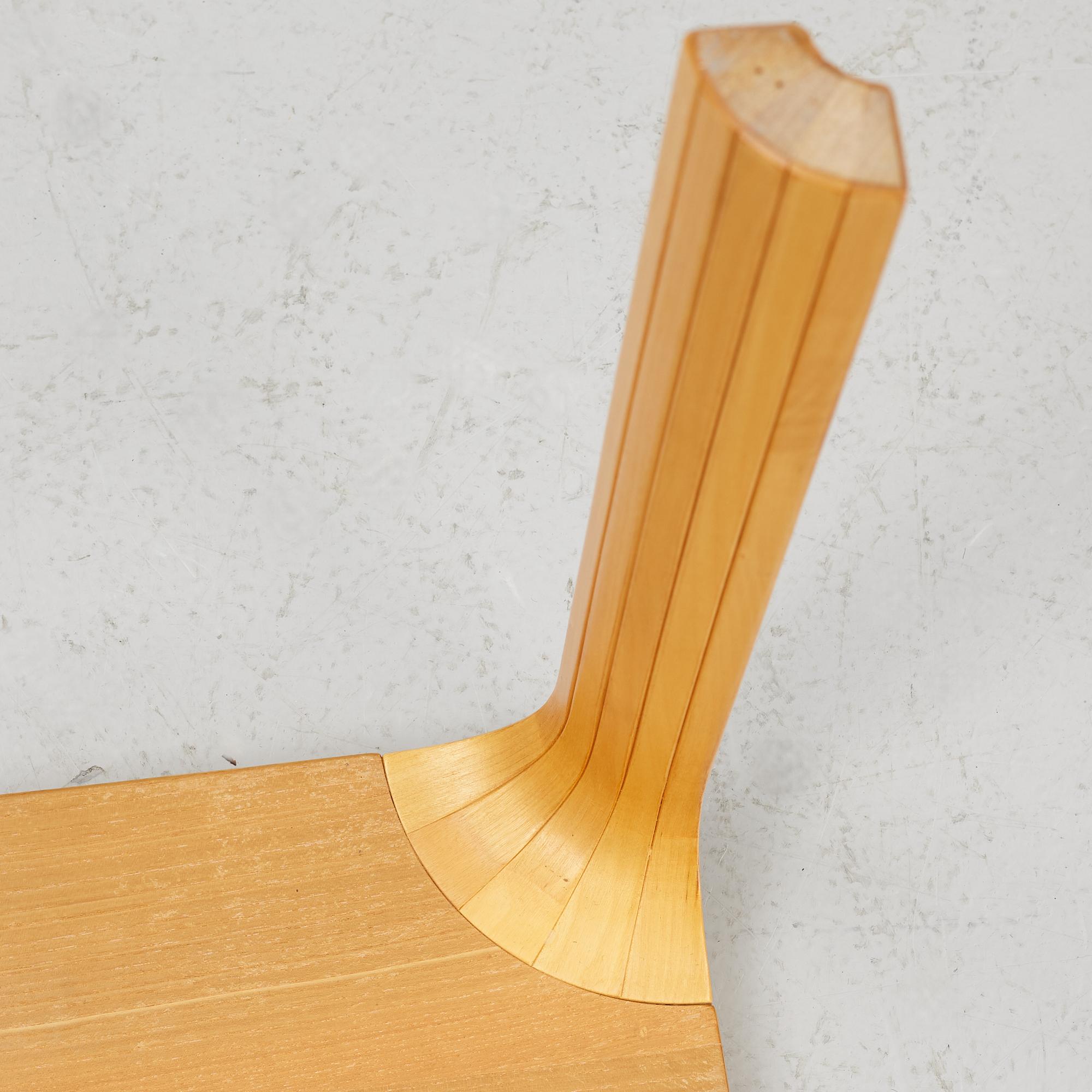 Alvar Aalto, a stool/side table, model x601, Artek, Finland.
