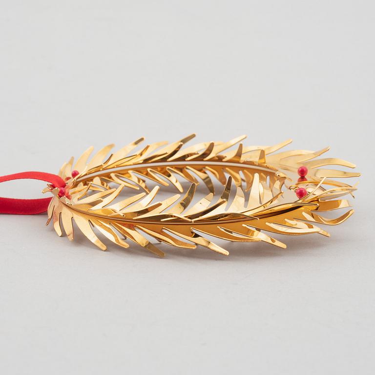 A set of eight Christmas decorations, Georg Jensen, Denmark.