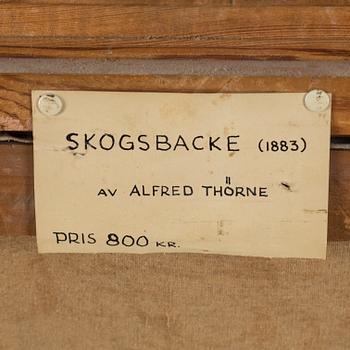 ALFRED THÖRNE, oil on canvas, signed and dated -83.