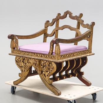 KARMSTOL, orientalisk, omkring år  1900.