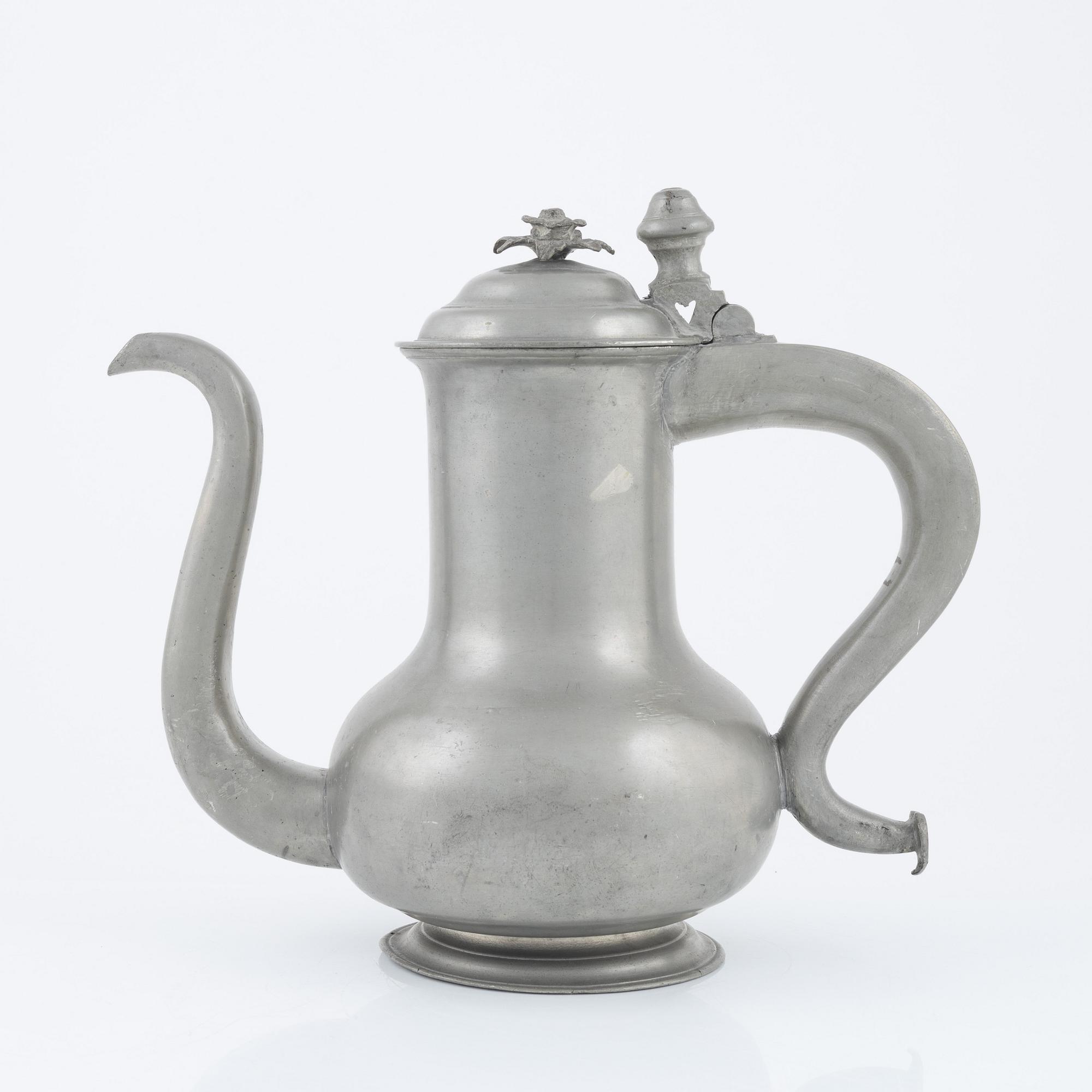 Vinkanna, tenn, av Anders Hedenbom d.y. , Örebro 1761.