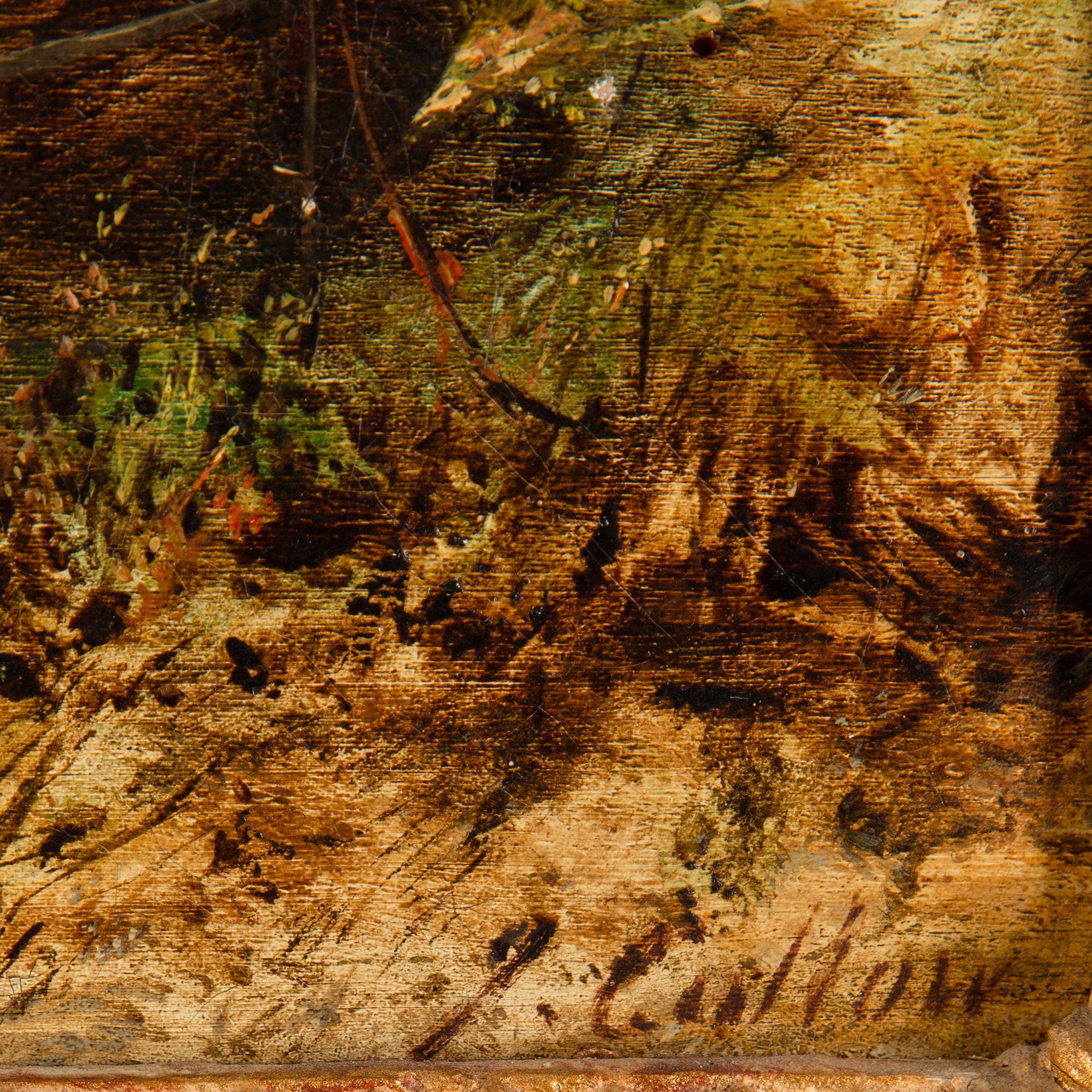 John Callow, oil on canvas, signed.