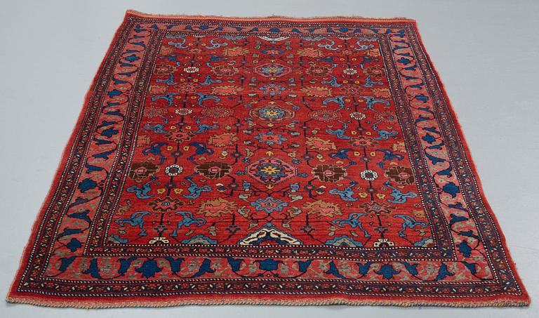MATTA, semiantik Bidjar, ca 203 x 144,5 cm (samt kortsidorna med 2,5 respektive 3 cm slätväv).