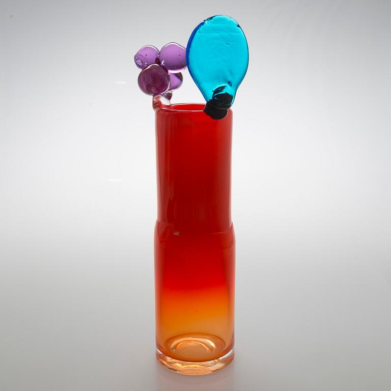 Oiva Toikka, A 'Pompom' vase, signed Oiva Toikka Nuutajärvi Notsjö.