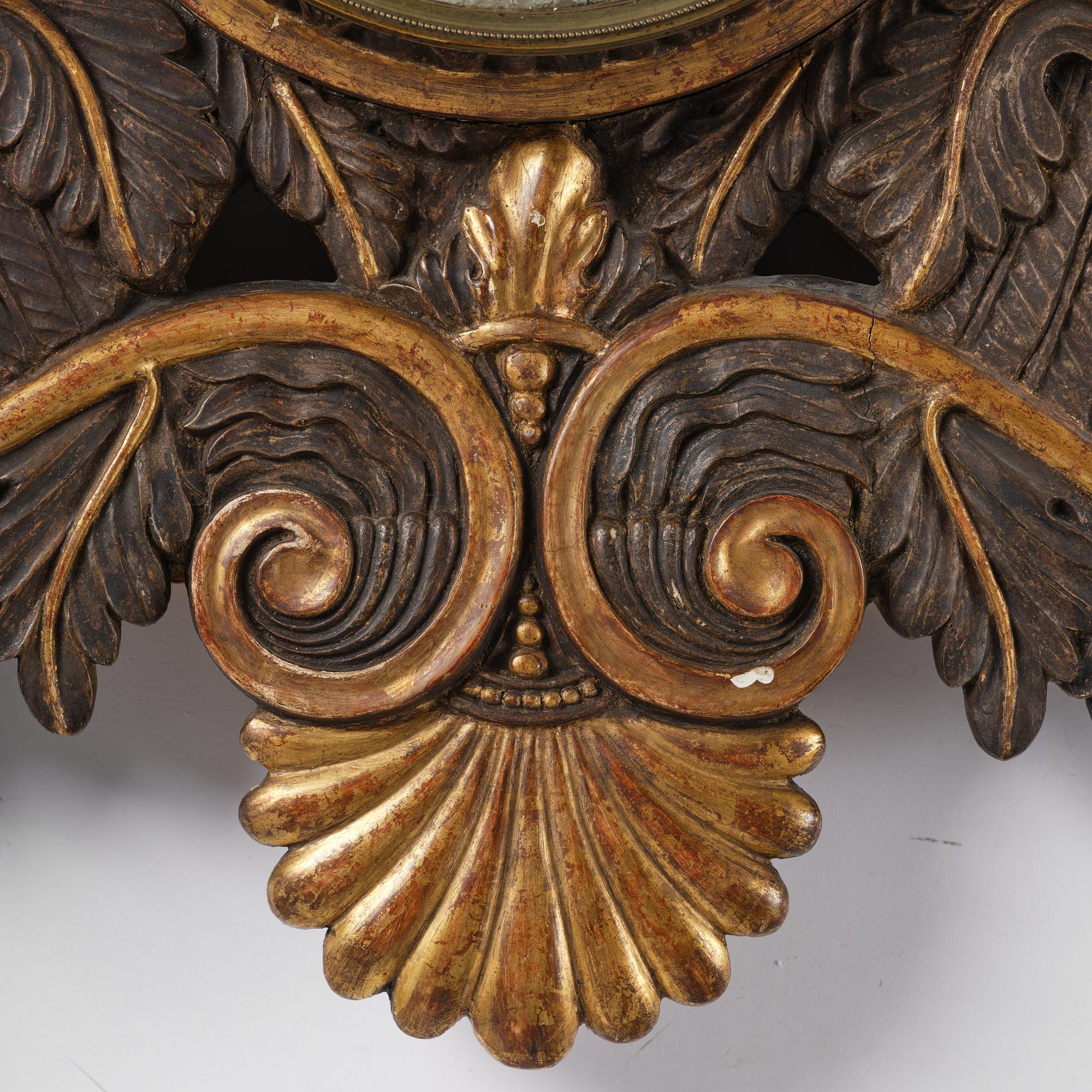 Adolph Bjurman, wall clock, late Gustavian, Norrköping (active 1783-1812).