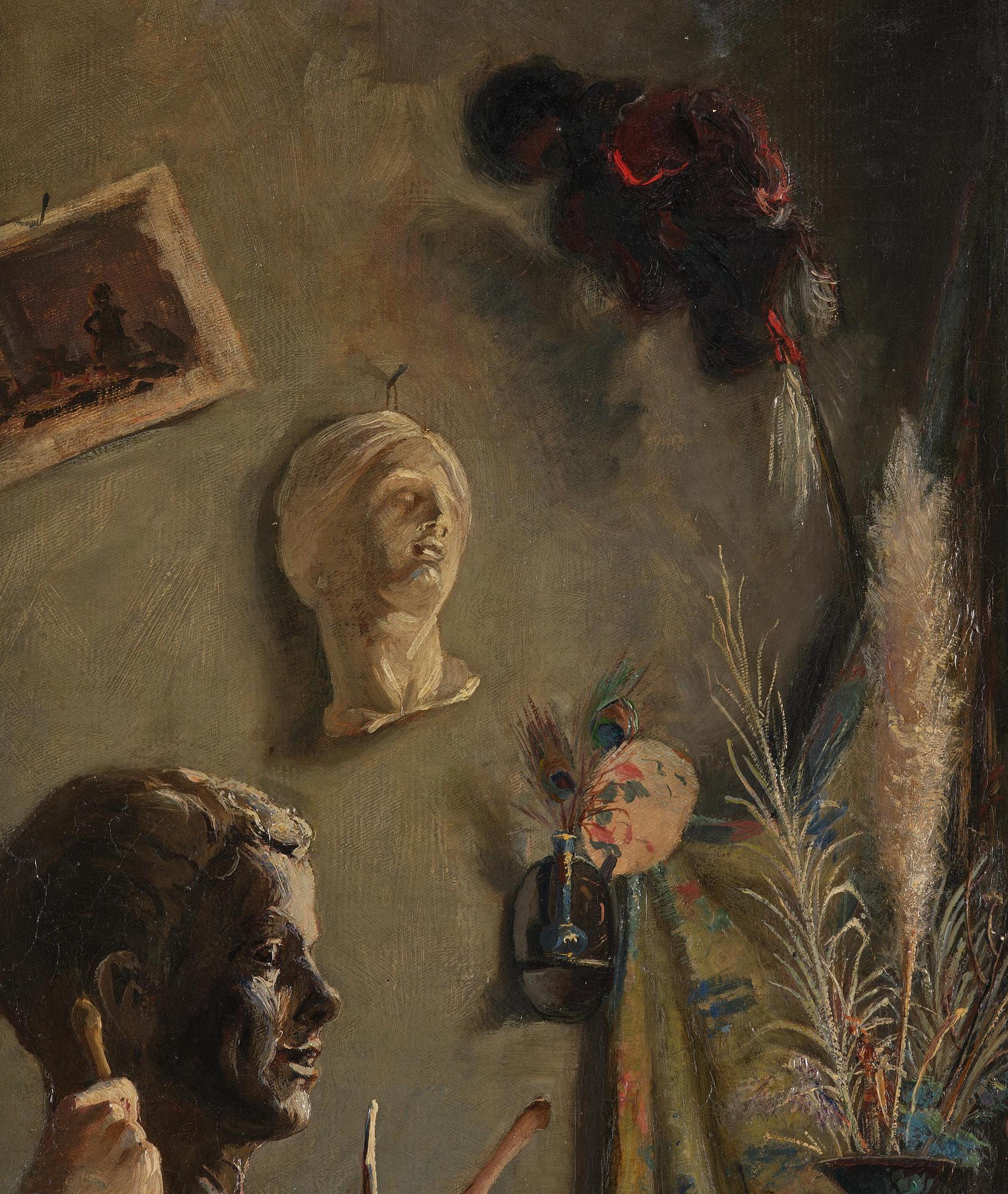 Hilma af Klint, Studio interior.