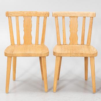 Stolar, 4 st, Åby Möbelfabrik, 1940-tal.