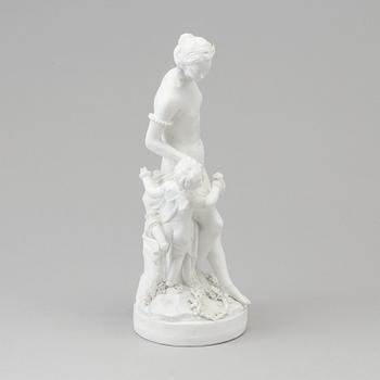 A French biscuit porcelain sculpture, Paris, 18th century or later.