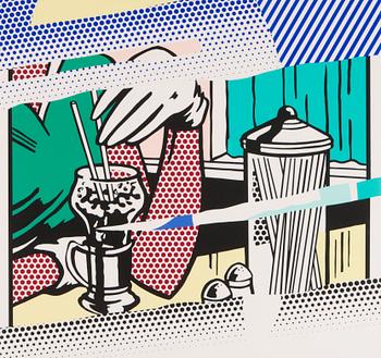 105. Roy Lichtenstein, "REFLECTIONS ON SODA FOUNTAIN".