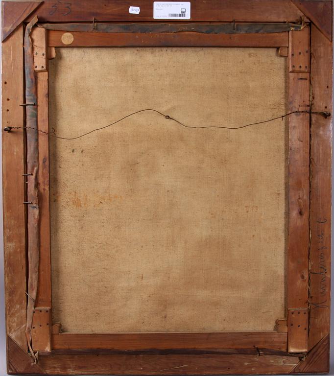 GAD FREDERIK CLEMENT, olja på duk, sign och dat -16.