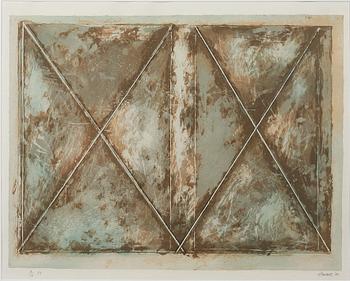 ANTHONY O´CARROLL, färglitografier, 2 st. Sign och dat -80 resp -81.