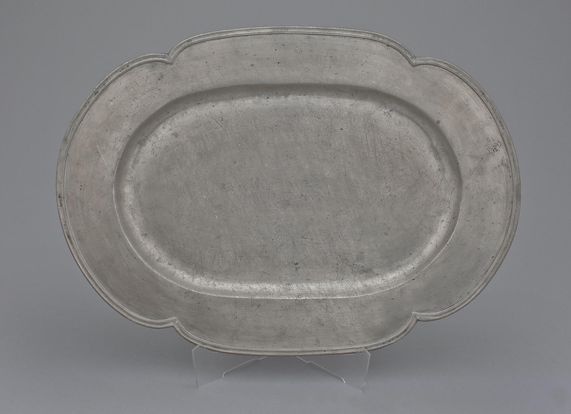 UPPLÄGGNINGSFAT, tenn, Petter Lagerwall Jönköping (verksam 1739-47/65).
