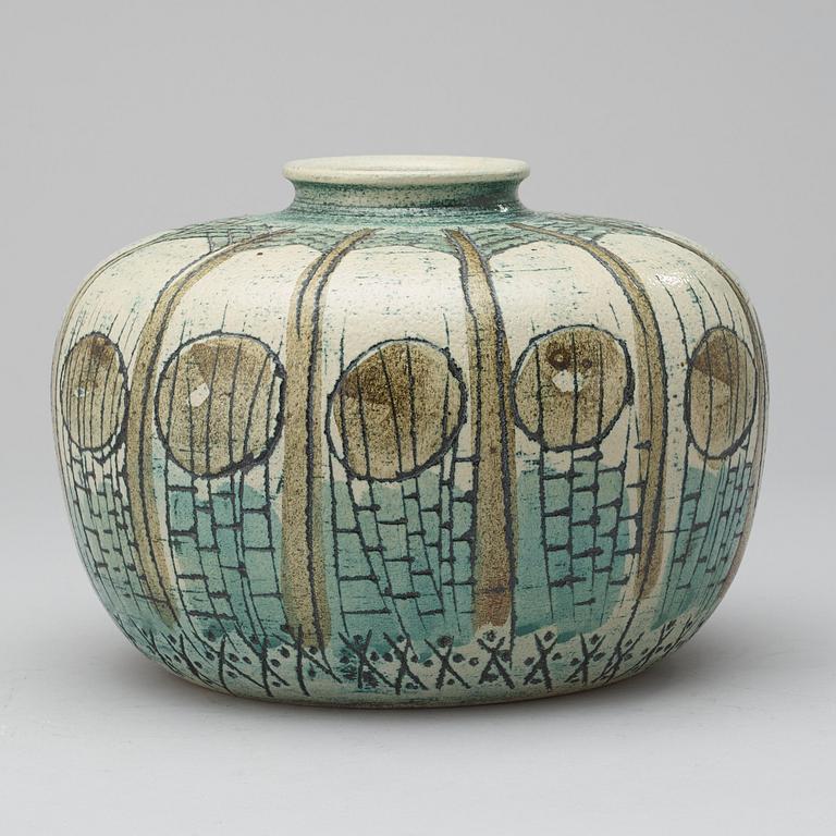 ANDERS BRUNO LILJEFORS, urna, Gustavsberg Studio 1950-tal.