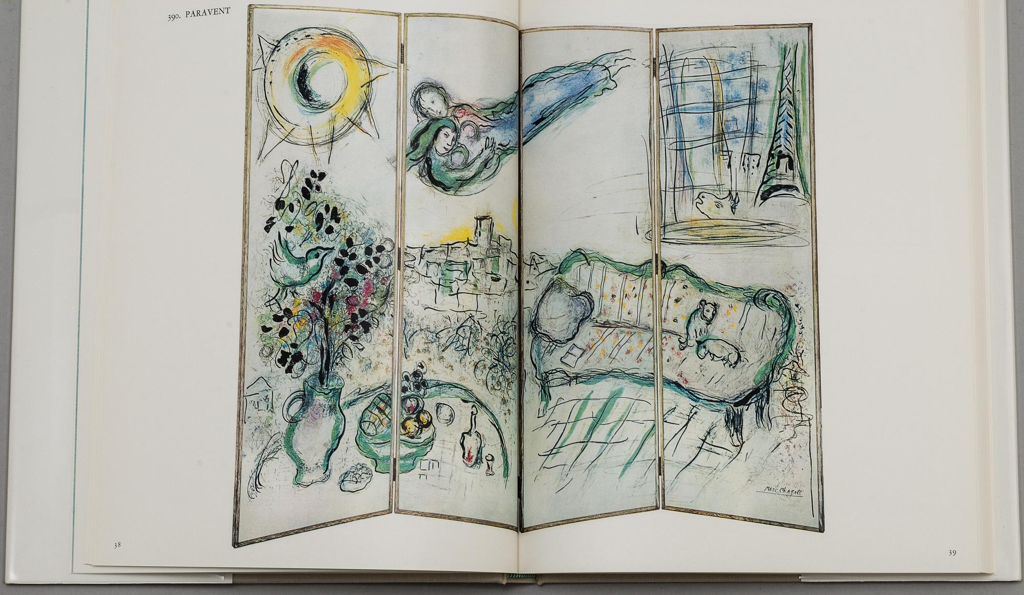BOOKS (3), "Chagall Lithographe, II, III och IV", 1963-1974.