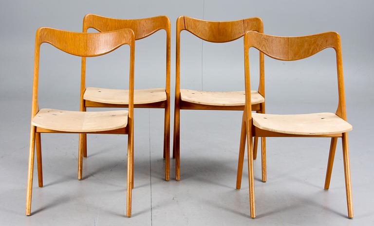 STOLAR, 4 st. Vamo-möbler Danmark, 1960-tal.
