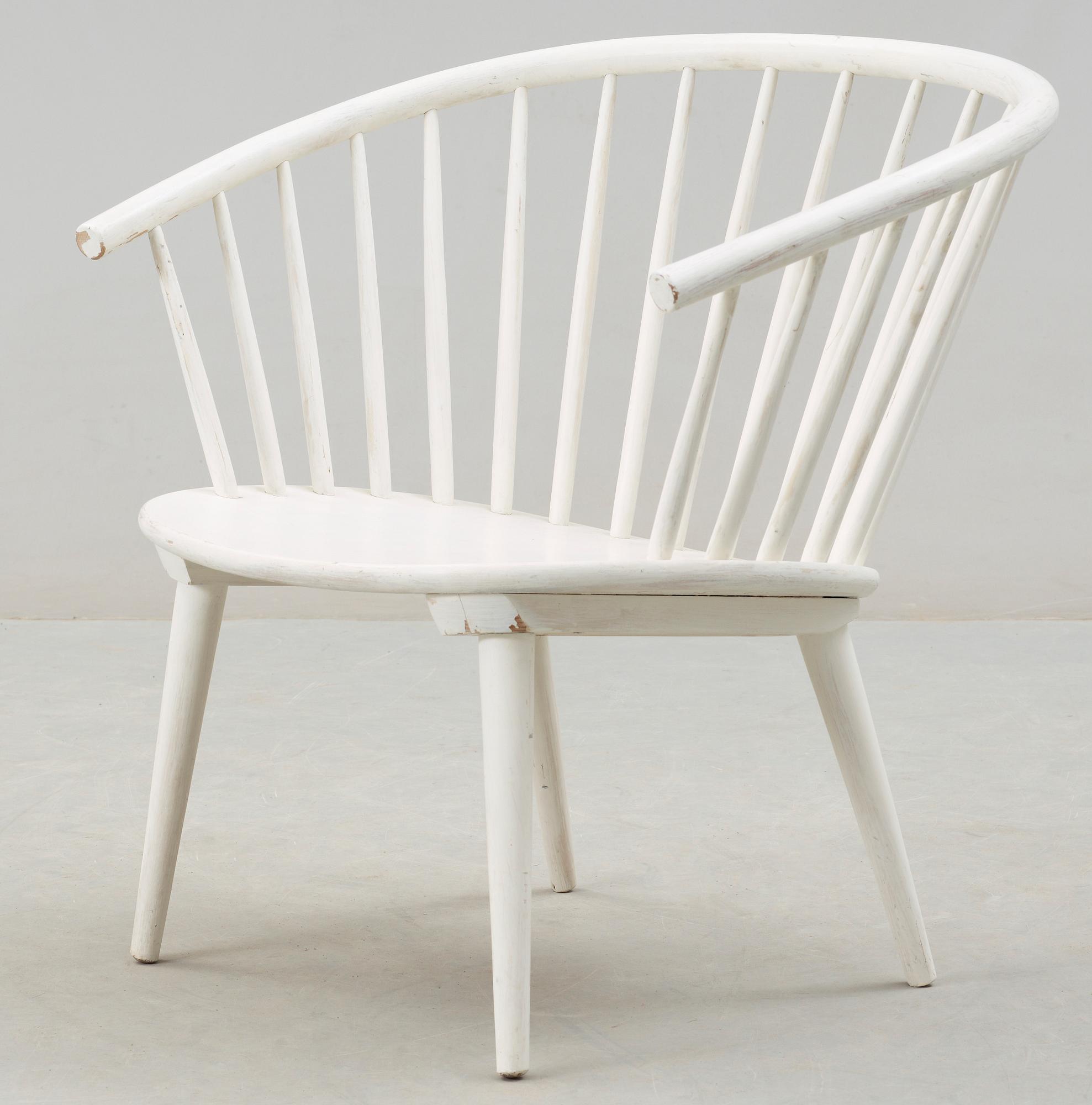 KARMSTOL, "Eker" Gillis Lundgren, för IKEA, modellen formgiven kring 50/60-tal.