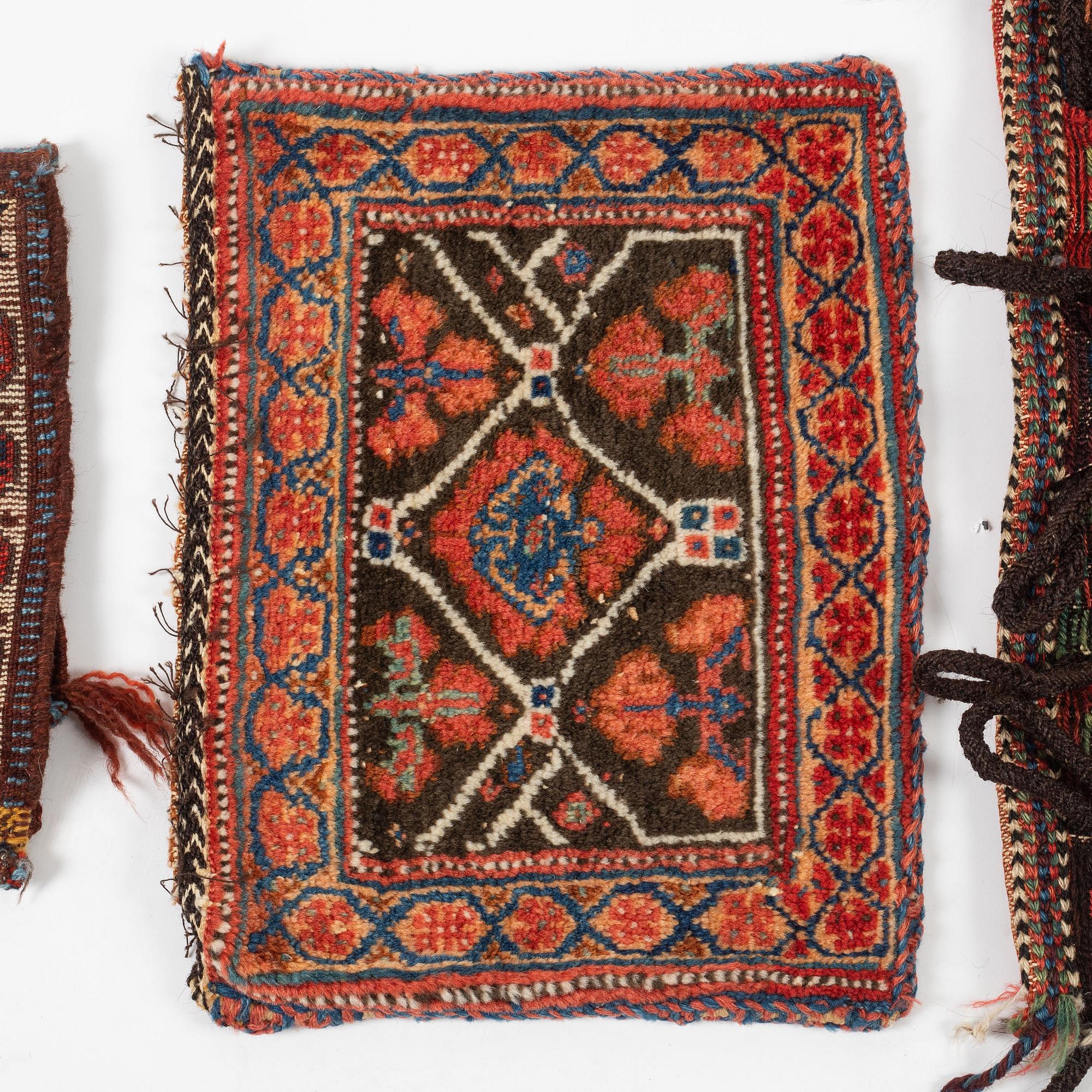 Six saddlebags from Western Iran/Kurdistan.