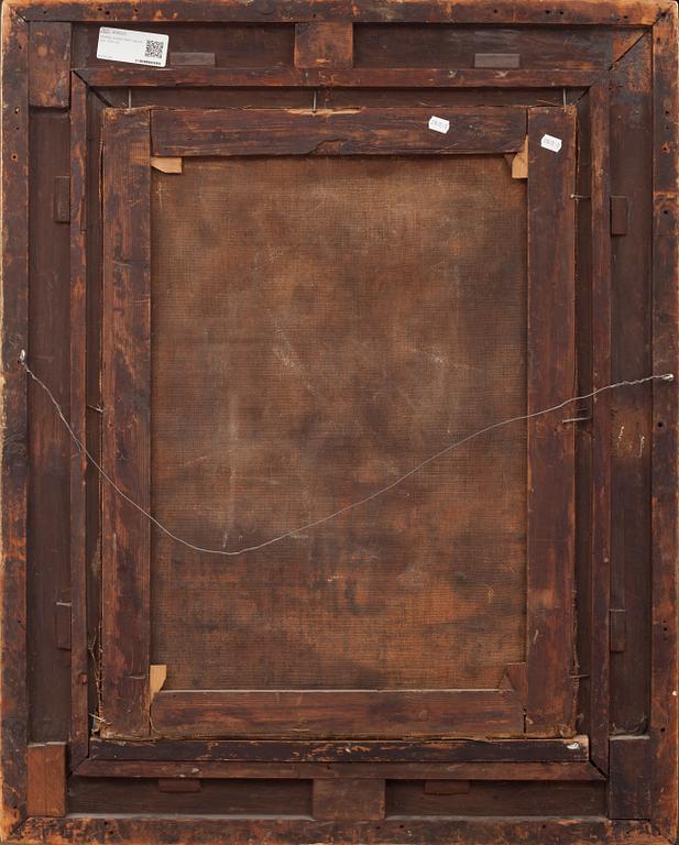 OKÄND KONSTNÄR, olja på duk. 1700-tal.