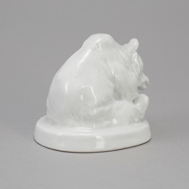 A porcelain Meissen figurine, 20th century.