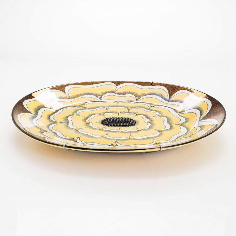 Birger Kaipiainen, decoration plate, 'Florence'-series, signed Birger Kaipiainen, Arabia Finland.