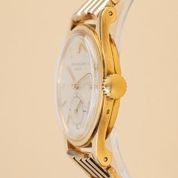 Patek Philippe, Calatrava, "First waterproof Calatrava", "Acuatic", "François Borgel Case", ca 1953.