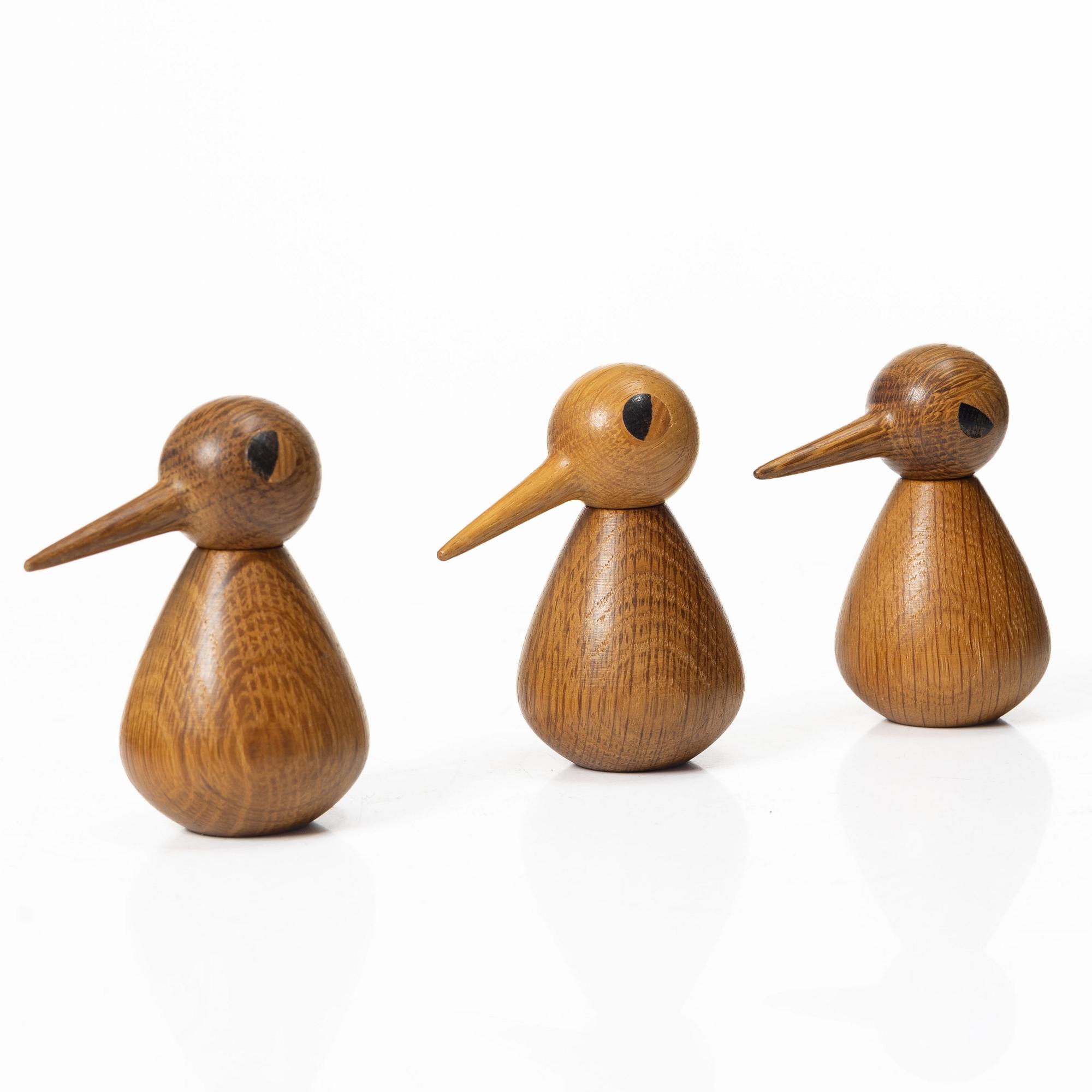 Kay Bojesen, 8 figures, Denmark, mid-20th century.