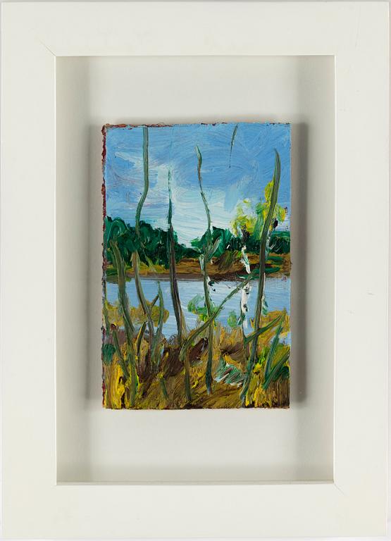 MARIE CAPALDI, oil on panel, signed verso on the panel.