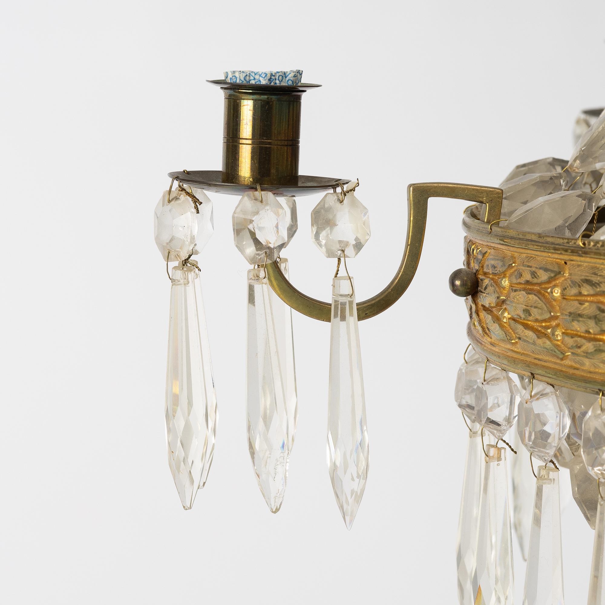 Ljuskrona, gustaviansk stil,  1900-tal.