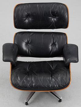 FÅTÖLJ, "Lounge Chair", Charles & Ray Eames, Vitra. 1970-tal.