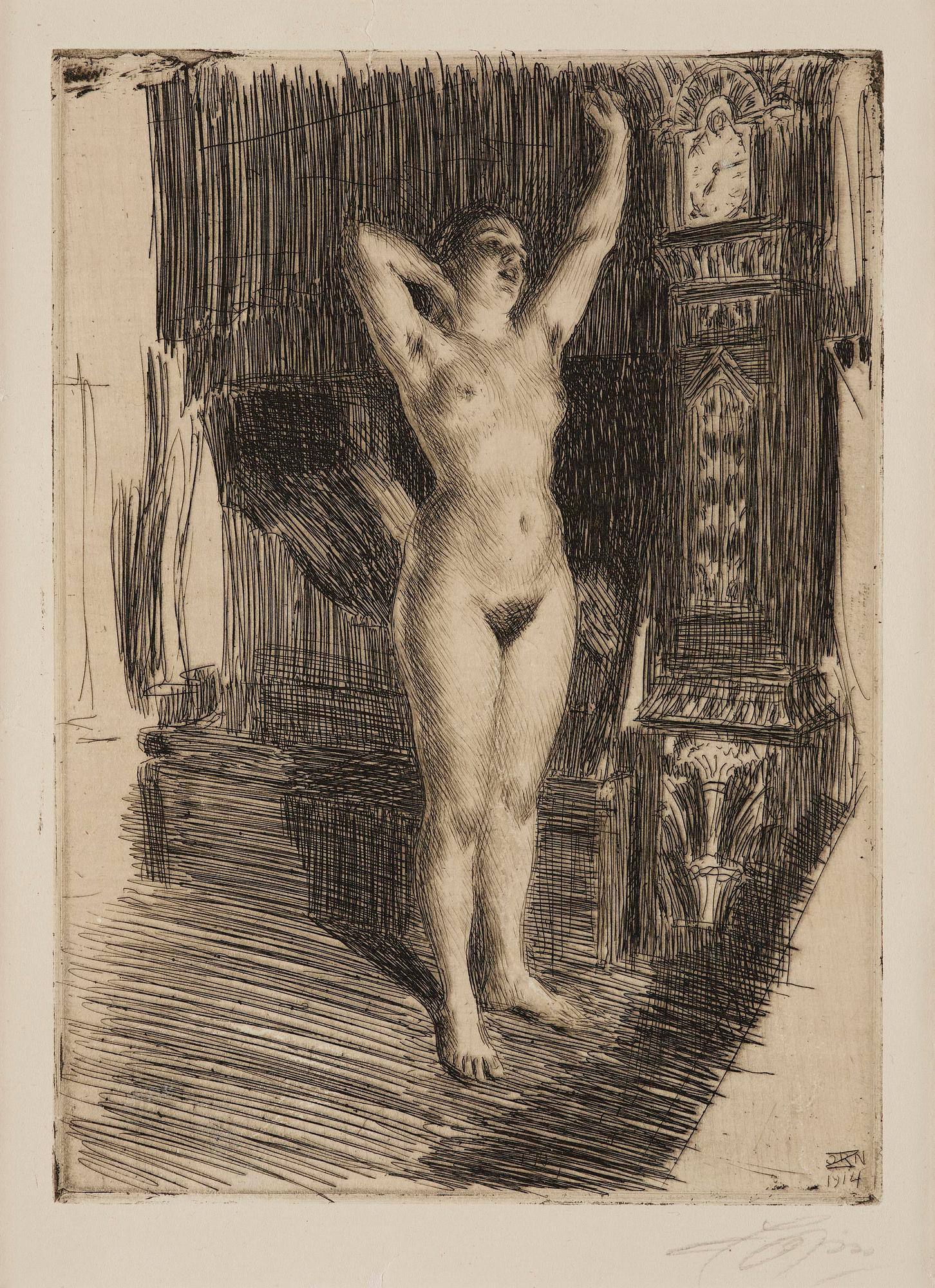 Anders Zorn, "Tidig".