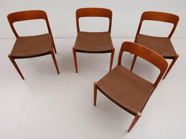 STOLAR, 4 st, JL Möller Models Danmark, 1950-/60-tal.